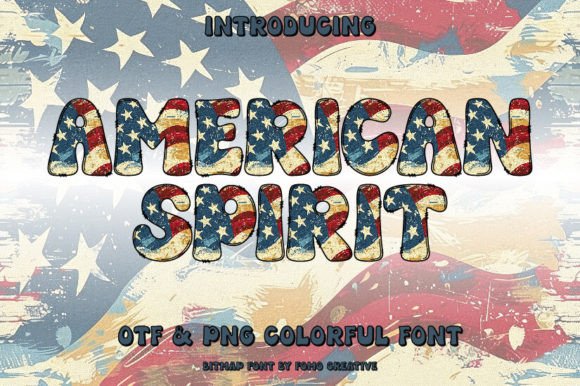 American Spirit: A Color Font That Brings Joy to Every Design