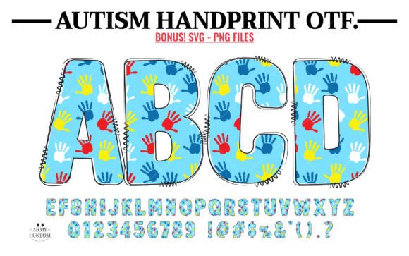 Autism Handprint: A Typeface That Celebrates Connection