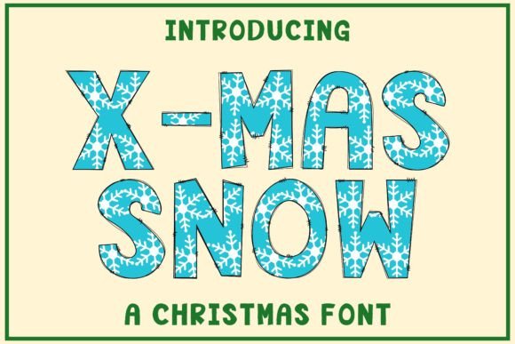 Bring Holiday Magic to Your Designs with X-mas Snow