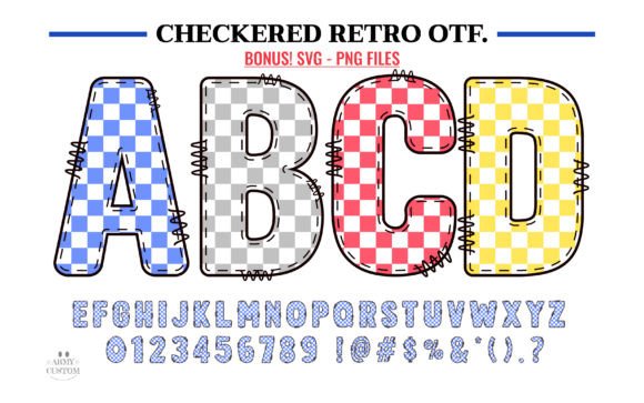 Checkered Retro: A Typeface with Personality and Punch