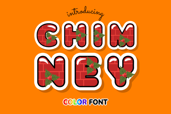 Chimney: The Color Font That Brings Festive Magic to Your Designs