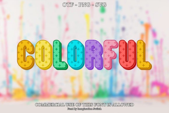 Colorful: The Font That Makes Every Word a Visual Masterpiece