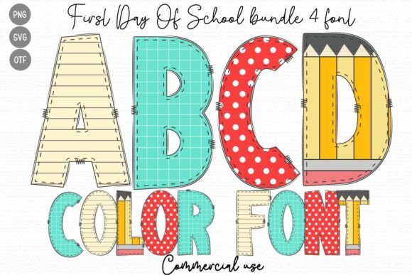 First Day of School: A Font That Captures Youthful Energy