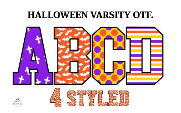 Halloweenvarsity Bats: A Typeface That Commands Attention