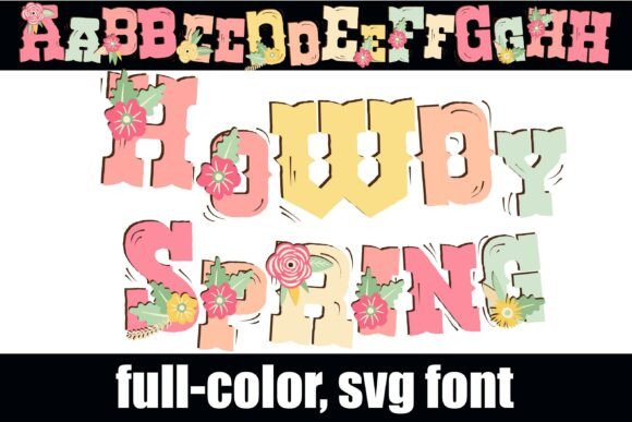 Howdy Spring: A Typeface That Blooms with Rustic Flair