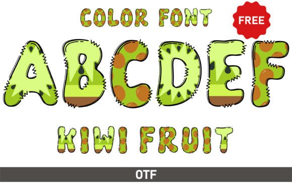 Kiwi: A Playful Font for Creative and Whimsical Designs