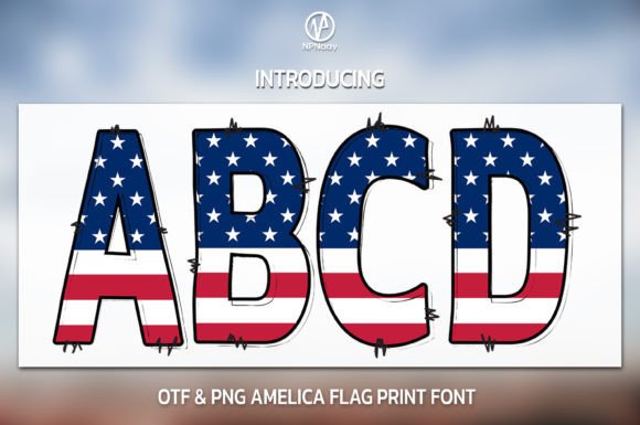 Love Amelica: A Patriotic Color Font for Bold, Creative Projects