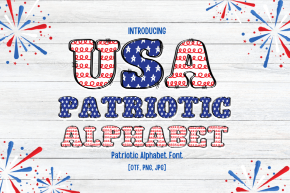 Patriotic Alphabet Color Font: A Designer's Guide to Vibrant Typography