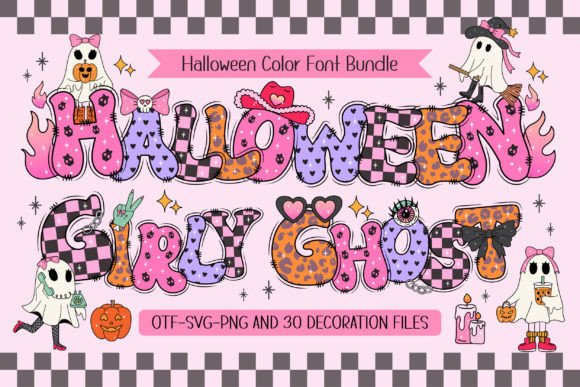 Spooky Sweet: Meet the Halloween Girly Ghost Font Collection