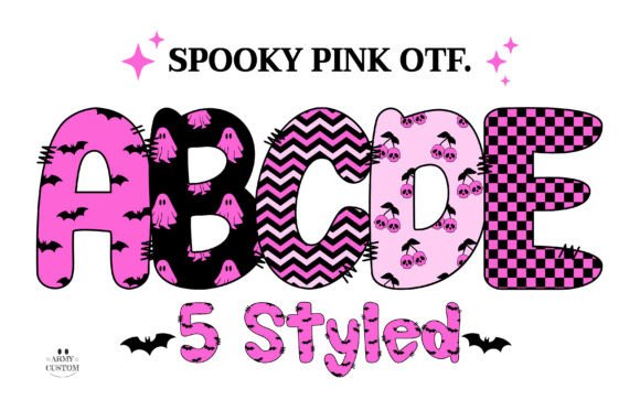 Spookypink Bats: A Playful Typeface for Halloween and Beyond