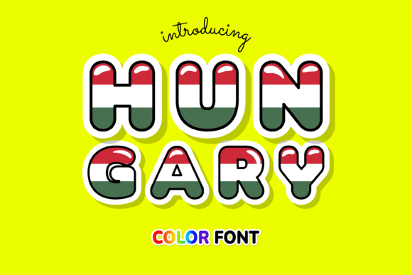 The Hungary Typeface: Bold Color Inspired by a National Flag