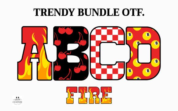 Trendy Set 5: A Font That Makes a Statement