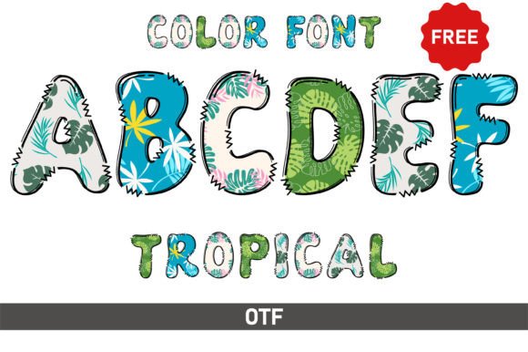 Tropical: The Playful Font That Brings Vibrant Energy to Your Designs