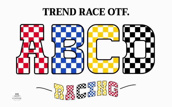 Unleashing Adrenaline: The Trend Race Typography Experience